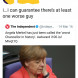 Merkel worst chancellor in history...good political hyperbole example