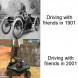 Driving in 1901 vs. 2001