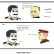 Zhukov, Stalin and Beria (not a real dialogue, but Zhukov was indeed a Chad)