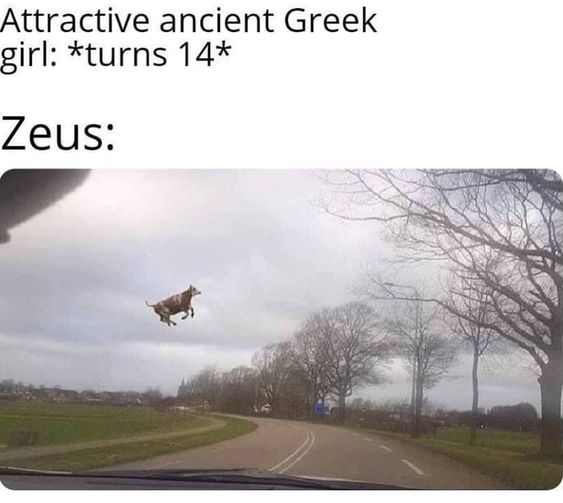 Zeus was quite an adventurer