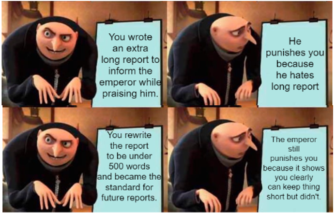 When your report is not received well