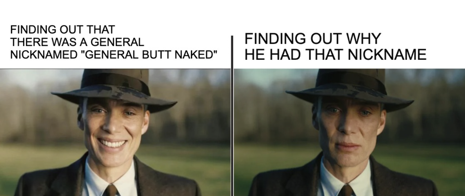 General buttnaked - the backstory is not so funny...