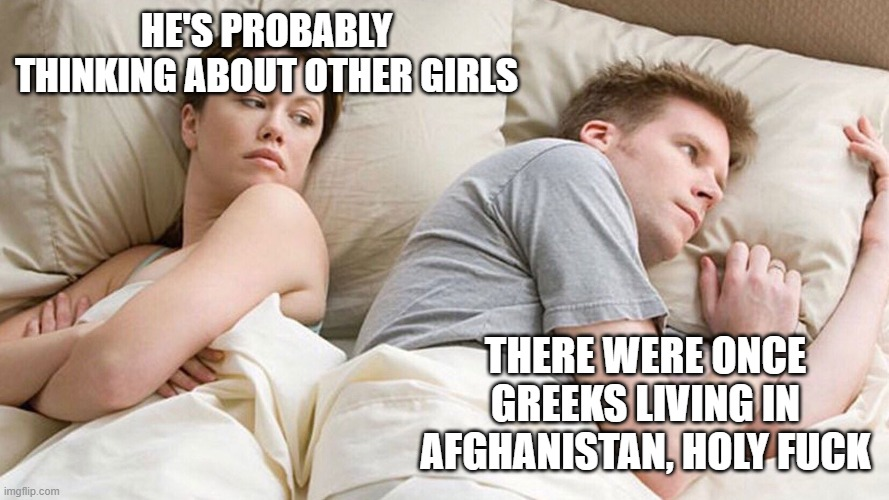 Wild! Greeks in Afghanistan - cheers Alexander.