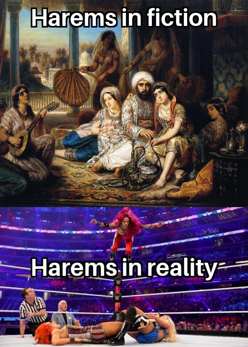 Harems were a scary place