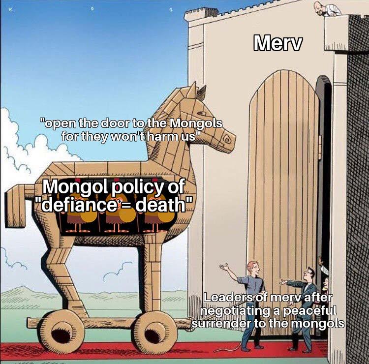 Merv, Mongols and a Trojan Horse