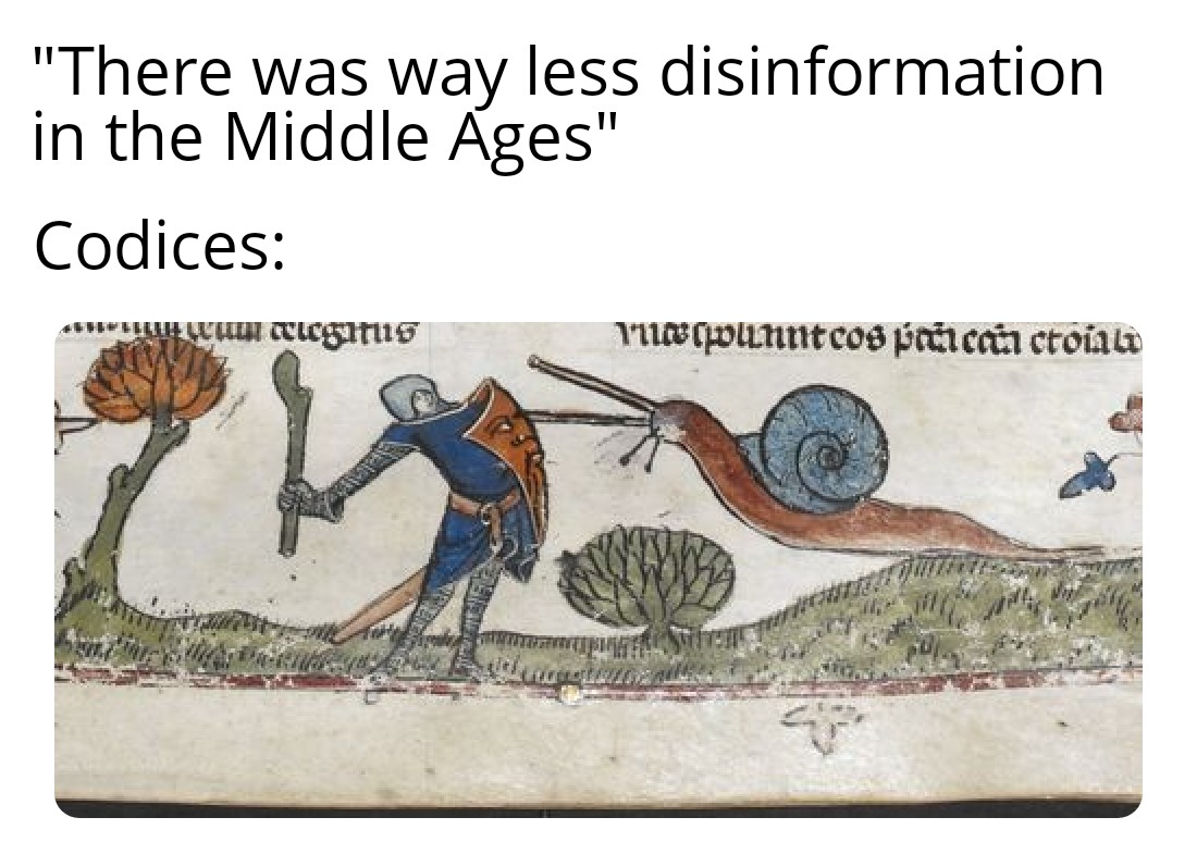 Misinformation in the Middle Ages